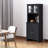 Elegant Buffet With Hutch, Kitchen Pantry Storage Cabinet