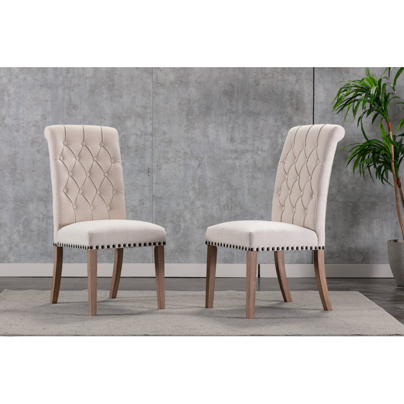 Chaise parsons rembourrée Abisoye
