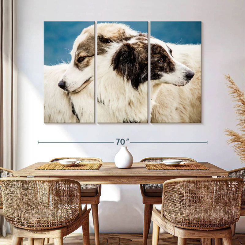Brampt Australian Shepherd Dogs, 42" H x 65" W