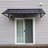Awntech Houstonian Standing Seam Metal Fixed Awning with Open Sides-28213106-111845982-126123790