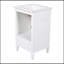 Petit meuble-lavabo avec lavabo et patins réglables-482052452