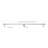 Stainless Steel Linear Grid Shower Drain with Tailpiece Adjustable Floor Mount Leveling