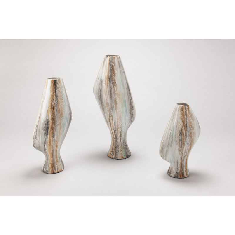 Porcelain China Table Vase, 30"H x 12"W x 8"D