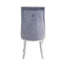 Ensemble de 2 chaises d'appoint en tissu et en acier inoxydable-1953477766