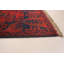 Tapis de zone en laine rouge 3 pi 11 po x 6 pi 6 po à main one-of-kind-noué la 2010s esari turque Alarick