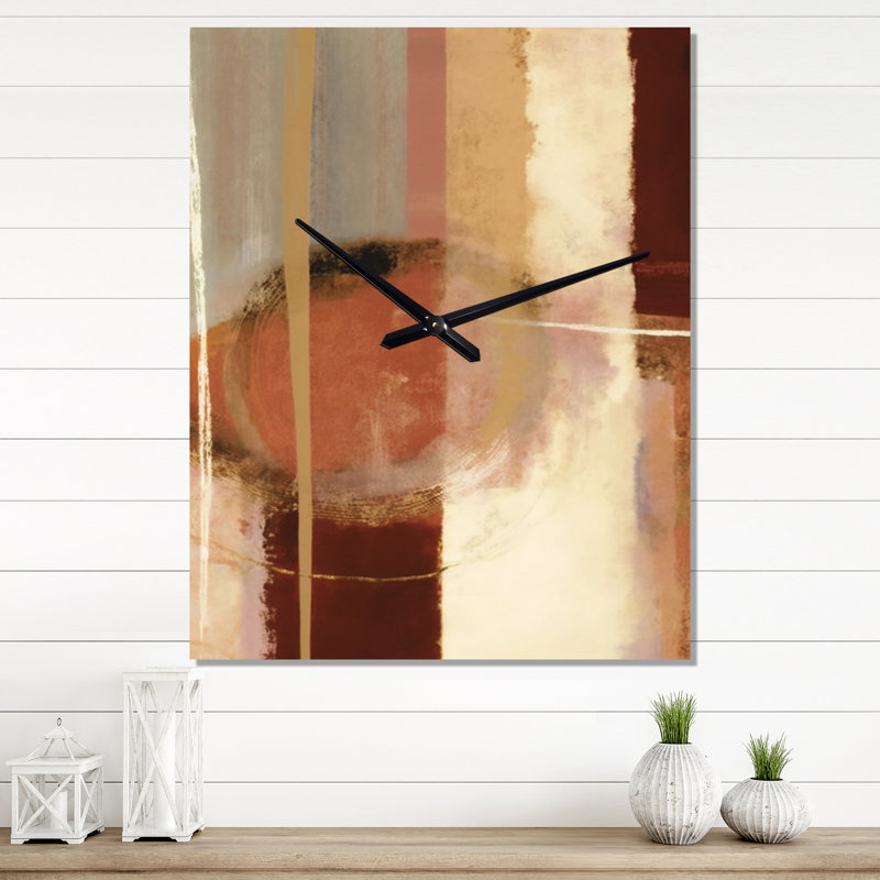 Jaxzan - Horloge murale abstraite, Petit
