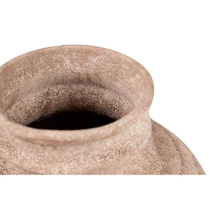 CERAMIC VASE 23X23x29 CM, Brown