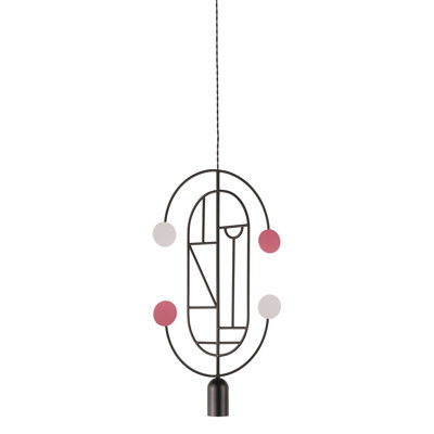 Wooden Dots 1 - Light Unique/Statement Pendant