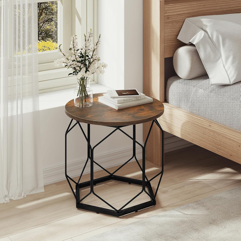 Collison Frame Nesting Tables, Vintage Brown