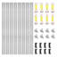 VEVOR E Track Tie-Down Rail Kit