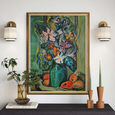 «The Green Vase», impression encadrée