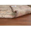 Tapis brun en laine Oushak All-Over