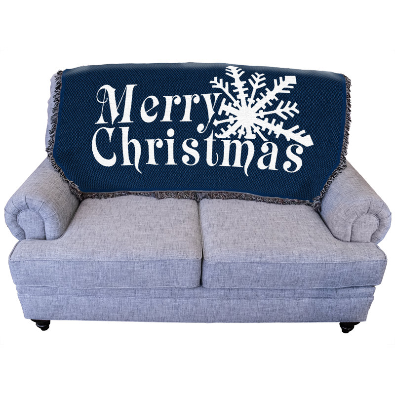  Jeté Merry Christmas, Bleu