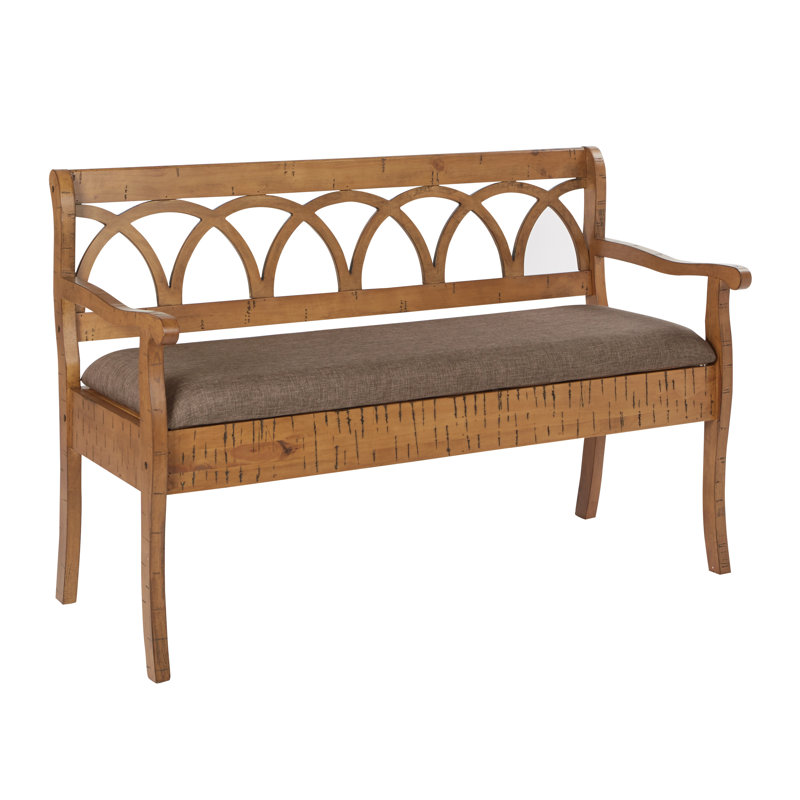 Bianchi Polyester Blend Upholstered Storage Bench