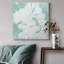 « algues on aqua iv », reproduction de peinture sur toile tendue-360080930