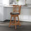 Tabouret de bar et de comptoir pivotant Henock-118019343-118019342