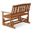 Arianna Rubberwood Outdoor Glider