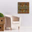«Patchwork Lodge And Cabin» par Art Licensing Studio, art mural sur toile