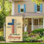 Drapeau des États-Unis Cross God Family Country