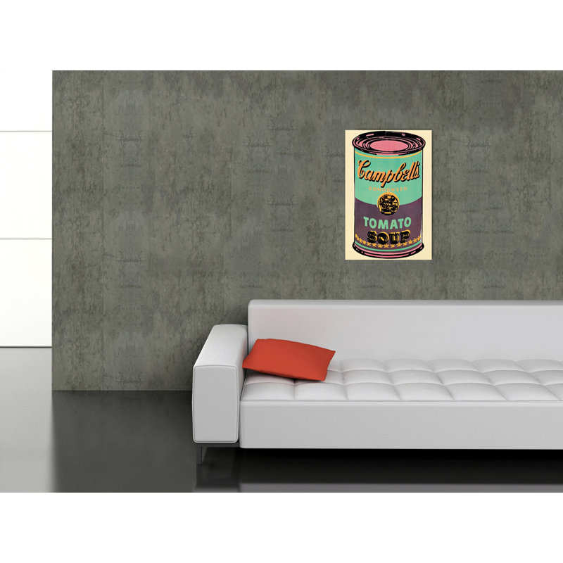 Campbell's Soup Can, 1965 by Warhol - Single Picture Frame Painting on MDF