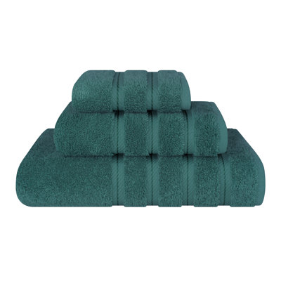 Darcelle 3-Piece 100% Cotton Bath Towel Set