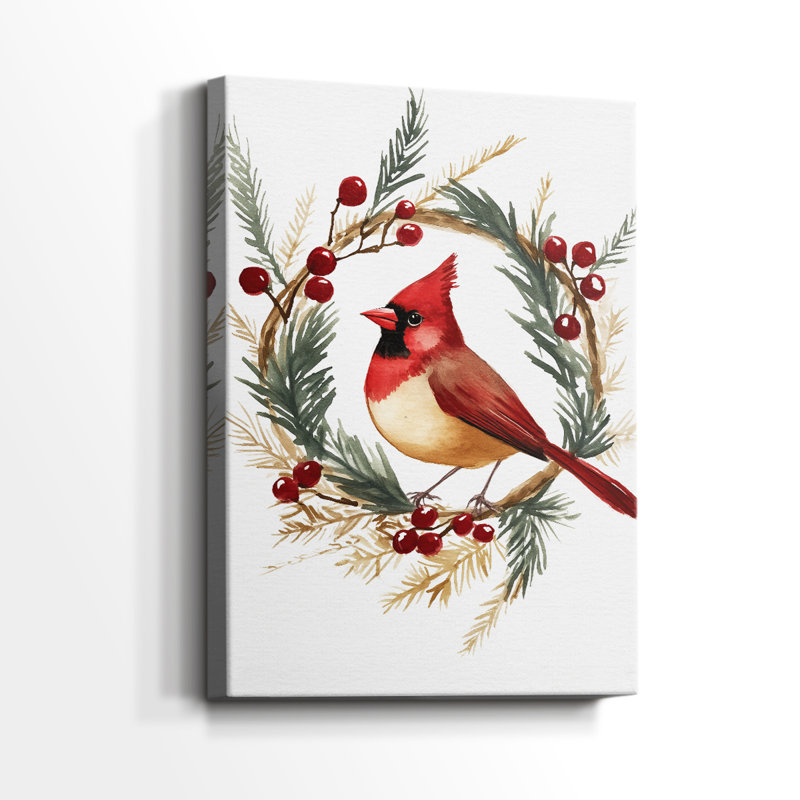 Art des Fêtes de Noël - Toile tendue avec châssis CML XXV, H 27 po x l 18 po