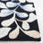 Jardin Tufted Wool Cotton Floral Rug in Ivory/Black-94664014