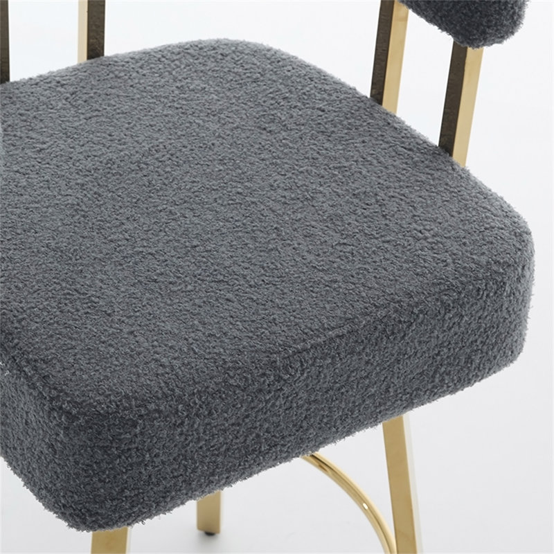 Chaise décorative moderne TS, Gris