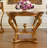 Regency 48'' Glass Top Console Table