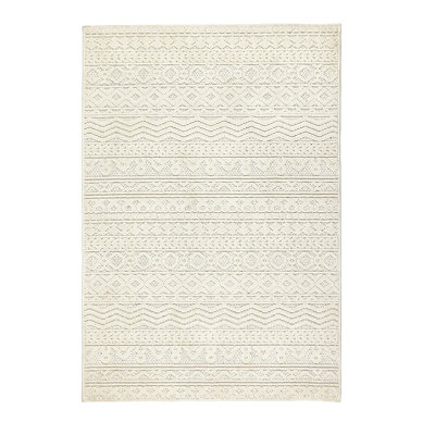 Rectangle Geometric Flatweave Indoor / Outdoor Area Rug