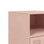 Raahima 34.5cm W Steel Bedside Table-890682542