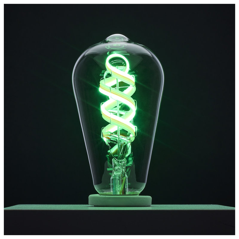 6 Watt ST19 LED 2700K-5000K RGB/Tunable White Starfish IOT Clear Medium Base 120 Volt