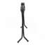 680×400×560mm Portable Metal Luggage Rack (black) - Durable Lightweight Foldable (or Fixed, If Non-foldable) For Home/hotel, Easy To Move