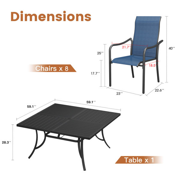 Dimensions du produit