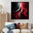 Black Floater Framed