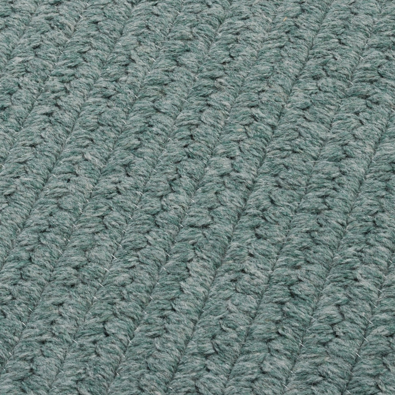 Tapis bleu tressé Mcclary, Rectangle 2 pi x 5 pi