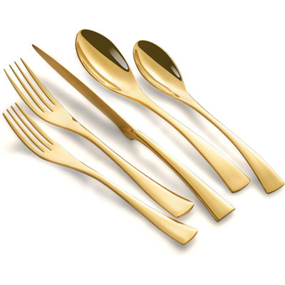 Mercer41 Jordis Stainless Steel Flatware Set - Service for 6