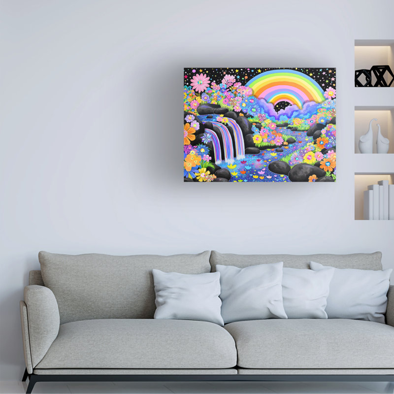 Art sur toile par Jess Stempel, H 14 po x l 19 po
