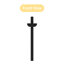 Square Mailbox Post Weatherproof Low Maintenance For Driveway Entrance