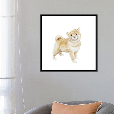« shiba shiba chiot », impression sur toile