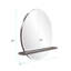 Miroir d'appoint moderne avec tablettes