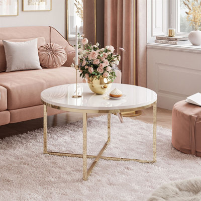 Elona Cross Legs Coffee Table
