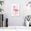 Flamant rose rayé-422497877