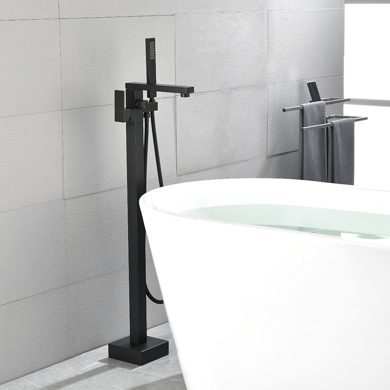 1 Handle Floor Tub Filler with Diverter