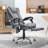 Kelsyn Linen Executive Chair with Headrest