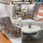 Javert 19 " H Tufted Velvet Upholstered Stainless Steel Parsons Chair-1603003907-1603003904