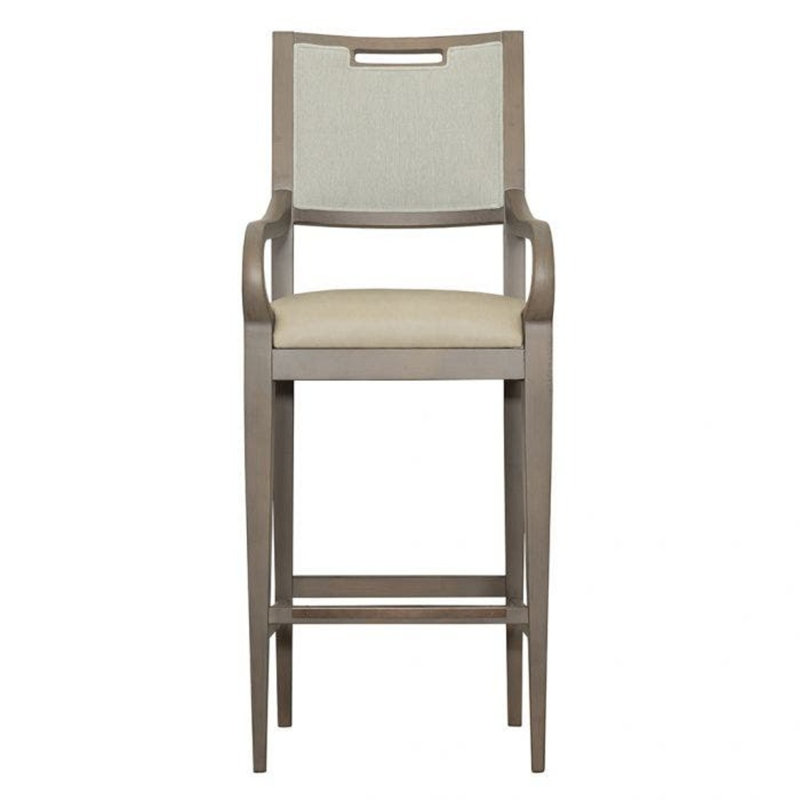 Tabouret de bar et de comptoir Reece, Espresso, Tabouret de comptoir (siège d'une hauteur de 27 p, 9409 Sauge