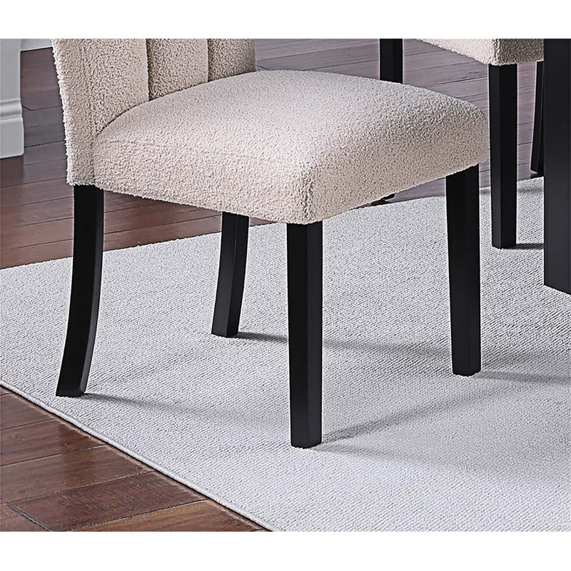 Chaise d'appoint rembourrée (ensemble de 2)