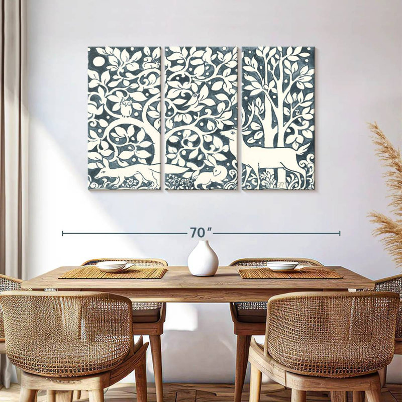 Brampt Forest Life IV, 36" H x 57" W