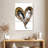 Gold And Black Heart